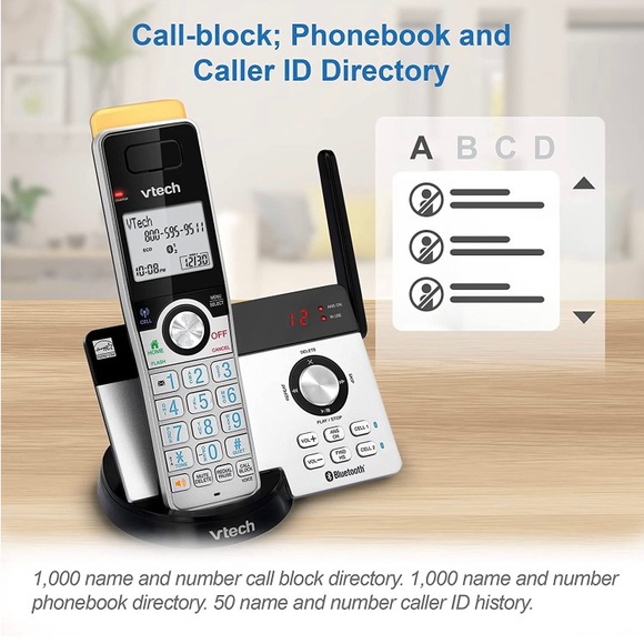 VTECH IS8121 Super Long Range up to 2300’ 6.0 Bluetooth Expandable Cordless. - Picture 3 of 5